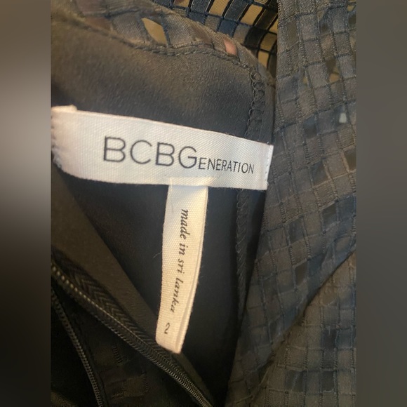 BCBGeneration Checkered Ruffle Dress mini Size Small - Picture 8 of 8